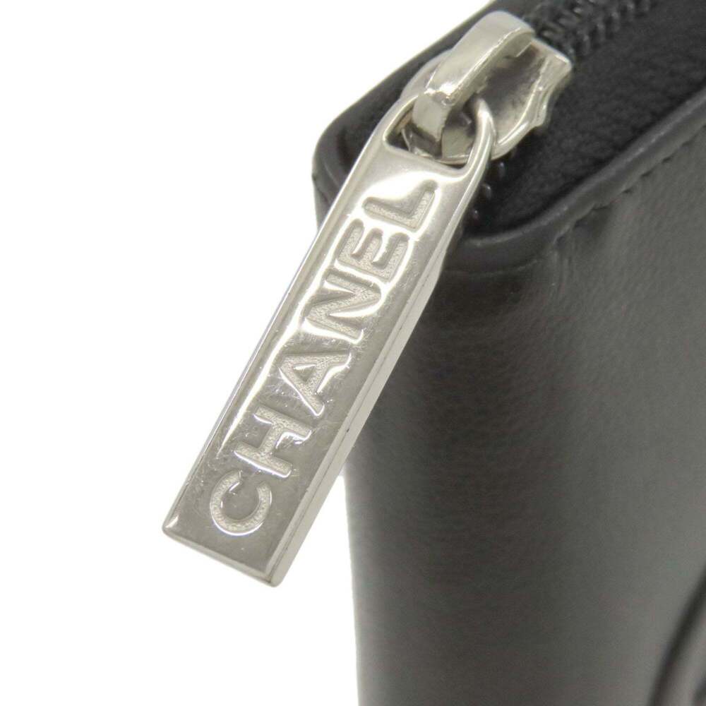 CHANEL Black Logo Wallet - Picture 11 of 16